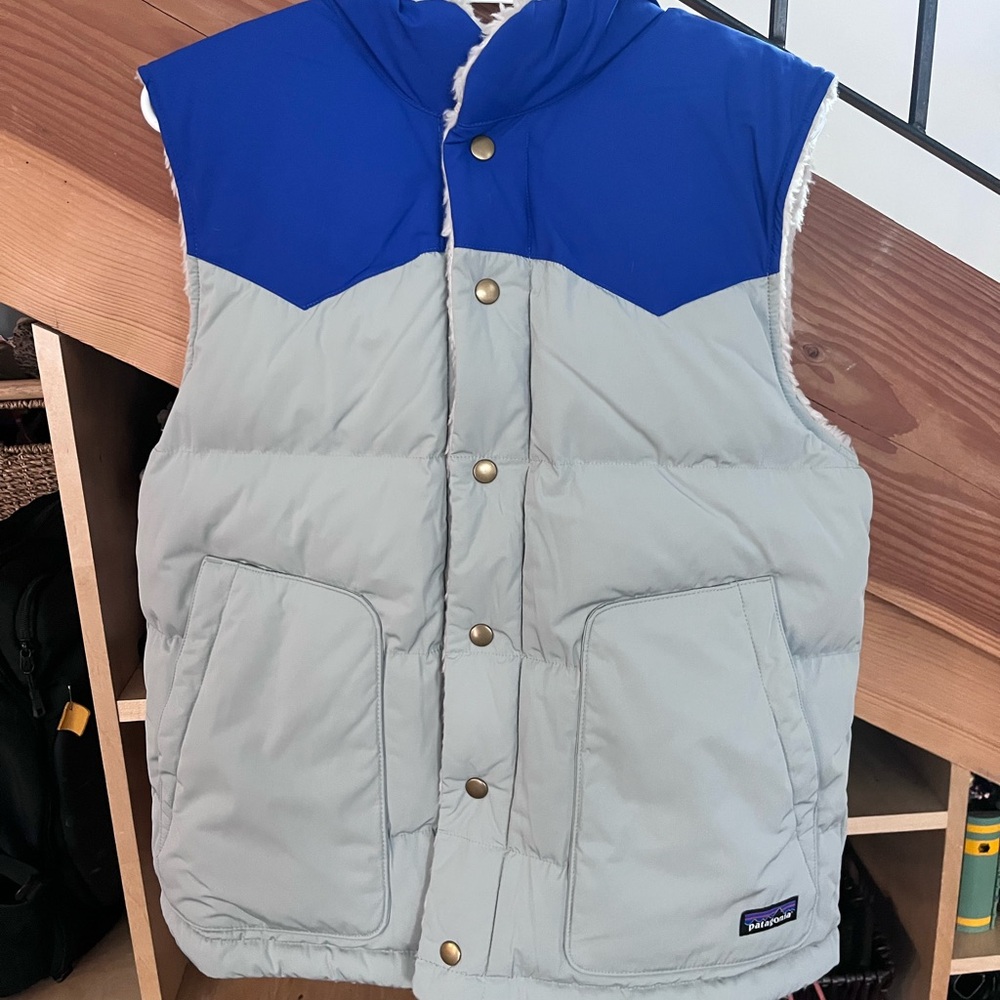 Reversible Patagonia Men's Bivy Down Vest - New Tags On